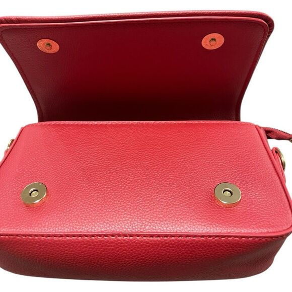 THE MINI BAG Cherry Red Shoulder Crossbody Bag - Picture 8 of 11